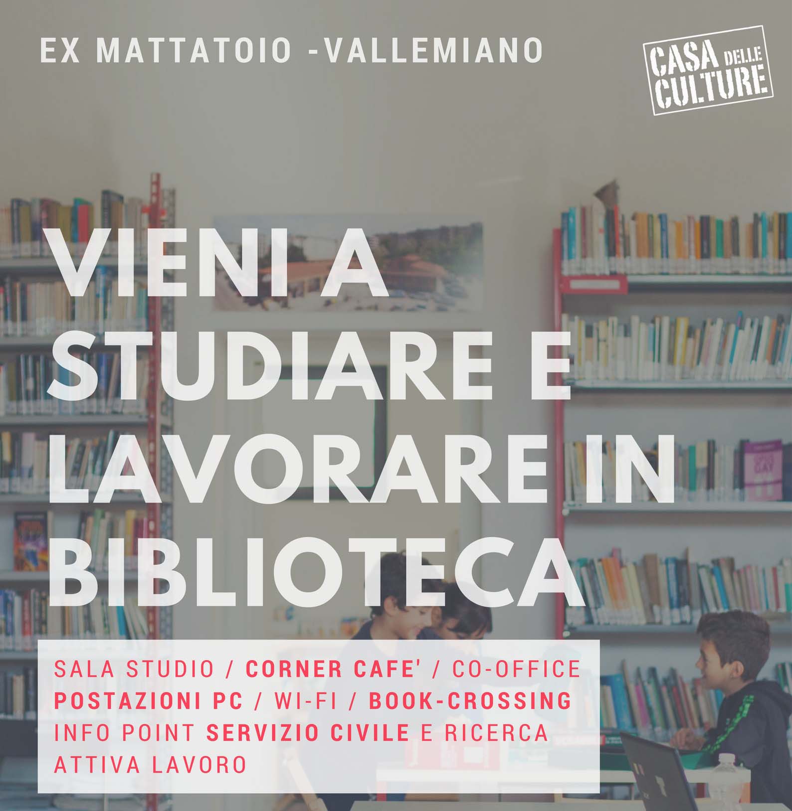 Uno spazio aperto per lo studio ed il lavoro
